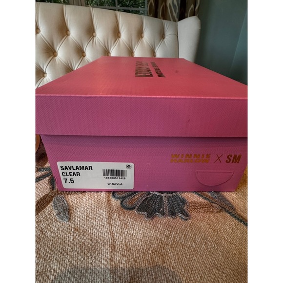 Winnie Harlow Steve Madden Savlamar Rhinestone Slingback Heels 7.5M‎ - Picture 9 of 9